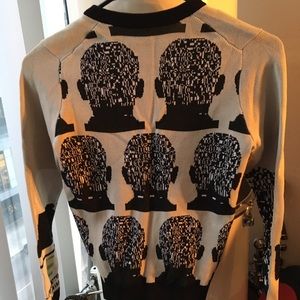 Brand new sweater/shirt, designer brand, artsy